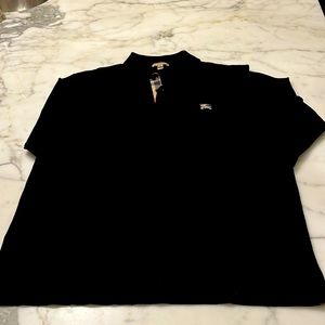 Men’s Burberry long sleeve polo style shirt